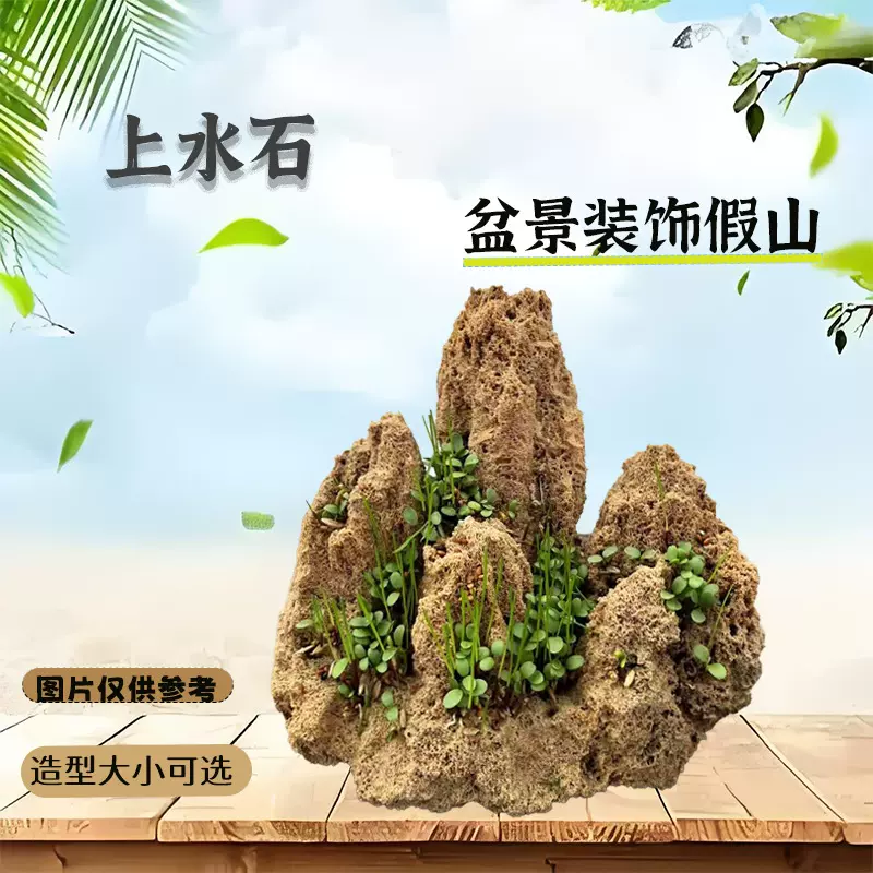 上水石吸水石原石麦管石公园假山盆景摆件石景观石庭院假山多孔石