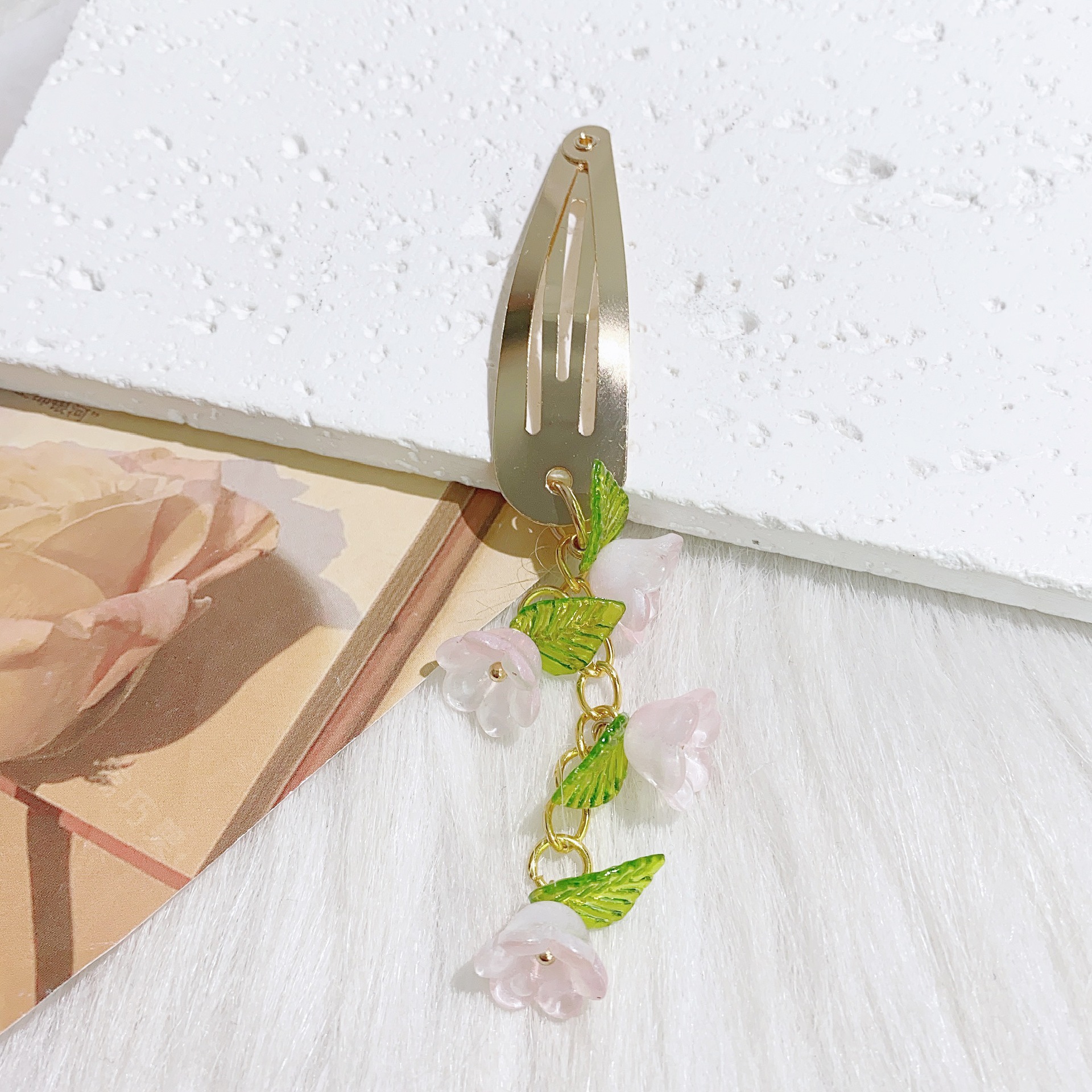 10g Weight Charm Hair Clips Hair Accessories Type 1 Piece Quantity Holiday, Street Occasion Alloy Material Flower Pattern All Seasons Season Women's Gender IG Style, Elegant Style IG Style Elegant Women's Flower Alloy Charm Hair Clips 6