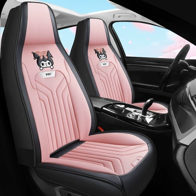 split head car seat cushion four | Seat cushion, seat cover - standard-version-black-and-pink-one-piece-head