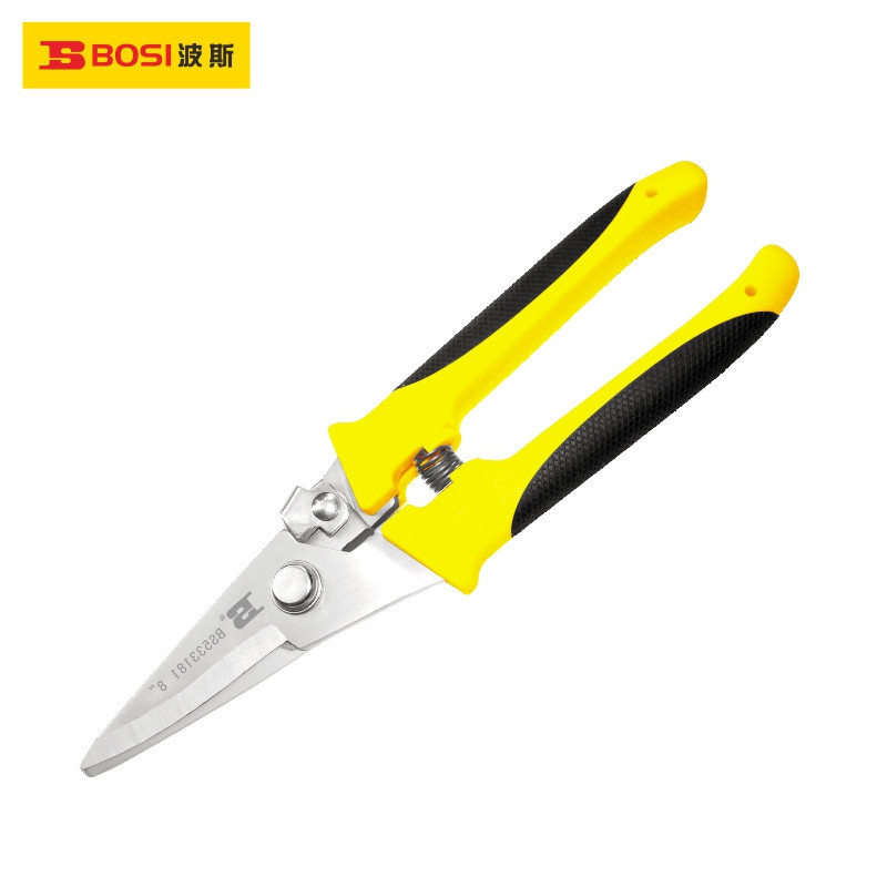 波斯工具 多功能直剪 铁皮剪 剪刀 断线钳 树枝剪8" 新品BS533181