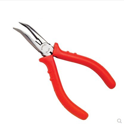 史丹利STANLEY 红柄精密弯嘴钳 5寸/130.8mm 84-049-23