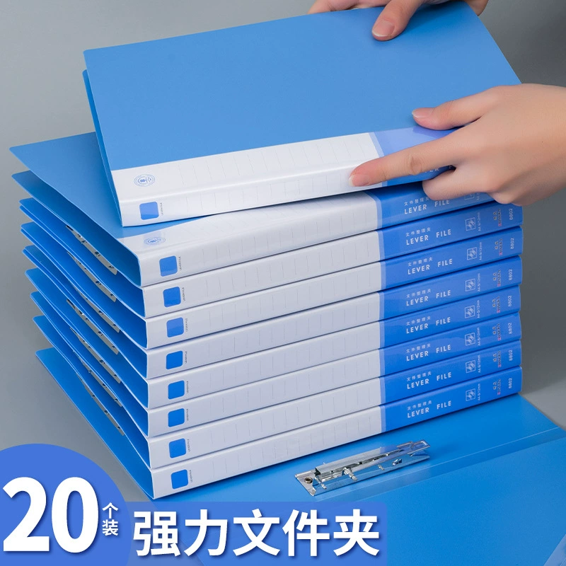 Прямые продажи с фабрики цельная пластиковая папка А4 папка с прочным зажимом из полипропилена папка для файлов с одним зажимом А4 с двойным зажимом