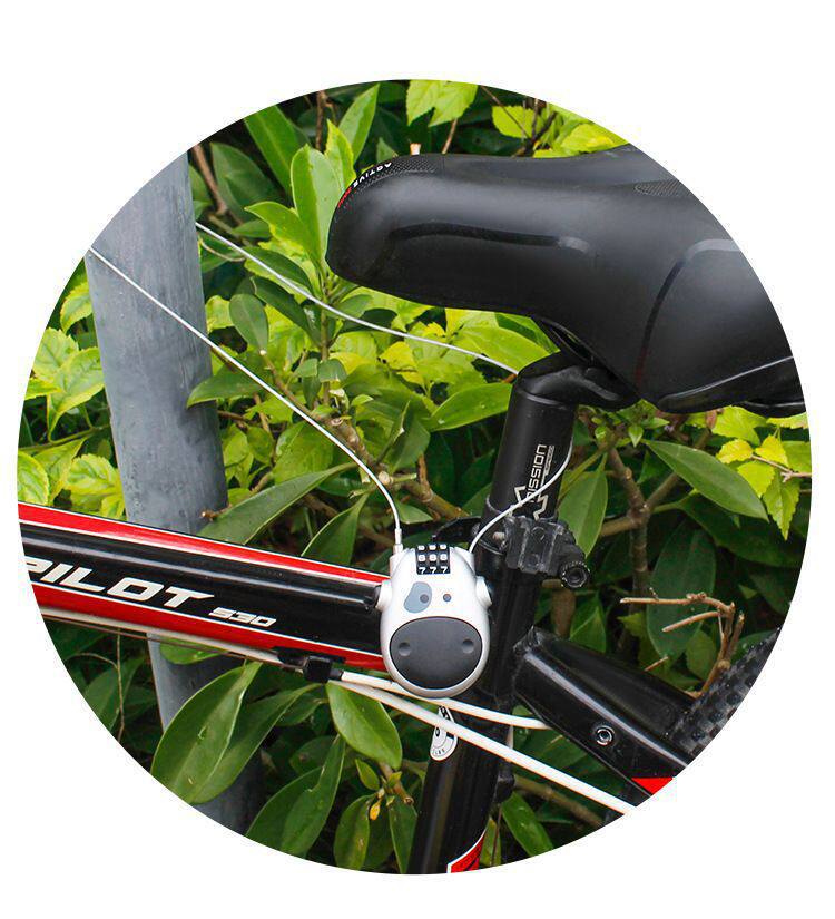 Manufacturer's Anti-Theft Cow Lock, Helmet Lock, Password Lock, Bicycle Lock, Electric Vehicle Helmet Lock, Retractable Steel Cable Password Lock