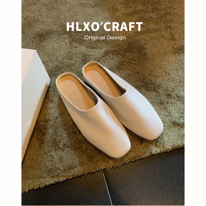 Sheepskin Version~ Women's Closed-Toe Half Slippers 2026 New Versatile Slip-On Lazy Flat Slippers for Outdoor Wear Mule Shoes Sheepskin Version~ Women's Closed-Toe Half Slippers 2026 New Versatile Slip-On Lazy Flat Slippers for Outdoor Wear Mule Shoes