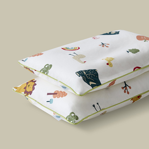 Cross-border long-staple cotton pillowcase children's category A quality-inspected 60-count satin comfortable pillowcase wholesale can be shipped on behalf of