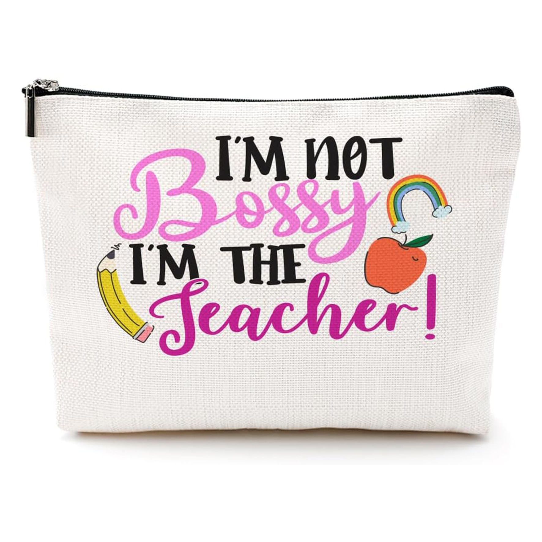 Transfronterizo Amazon explosión gráfica inglesa bolsa de maquillaje regalo zipper bolsa de lino impermeable bolsa de maquillaje bolsa de almacenamiento