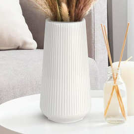 现代简约陶瓷花插工艺品干花花瓶摆件家居装饰摆件亚马逊陶瓷花瓶