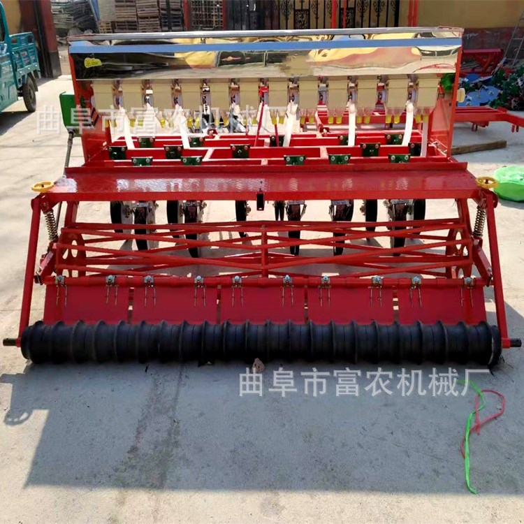 多功能稻麦旱稻播种机 水稻旱稻穴播机 大型旱稻施肥播种机
