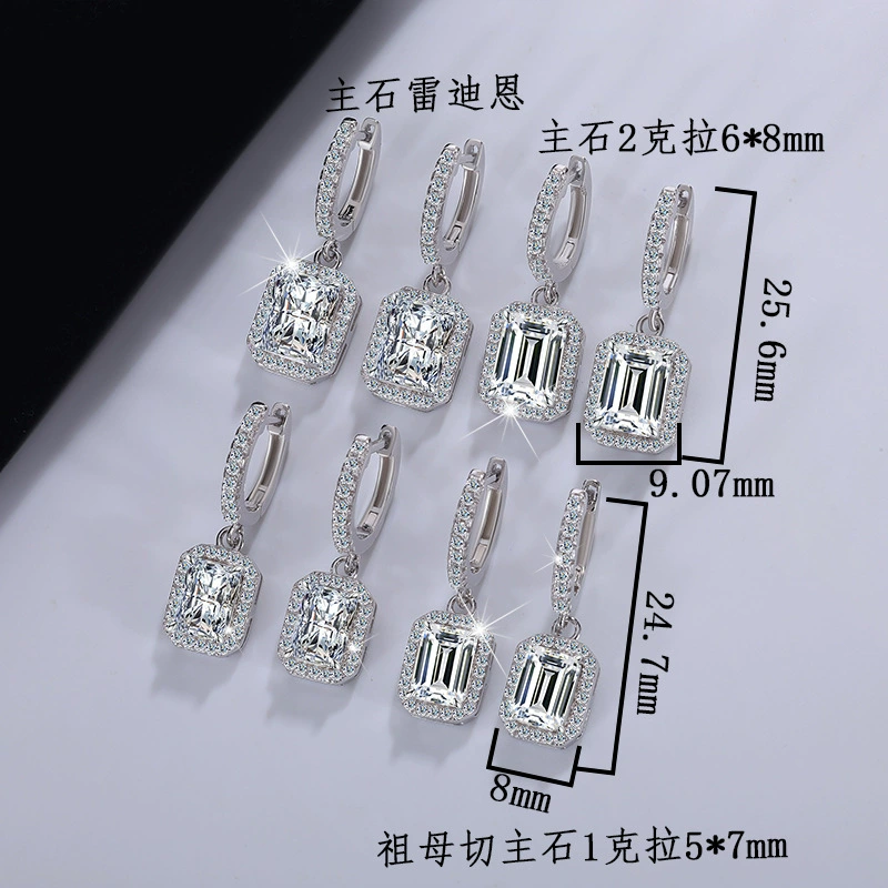 (Cross-border trading), earrings, silver 925 sample