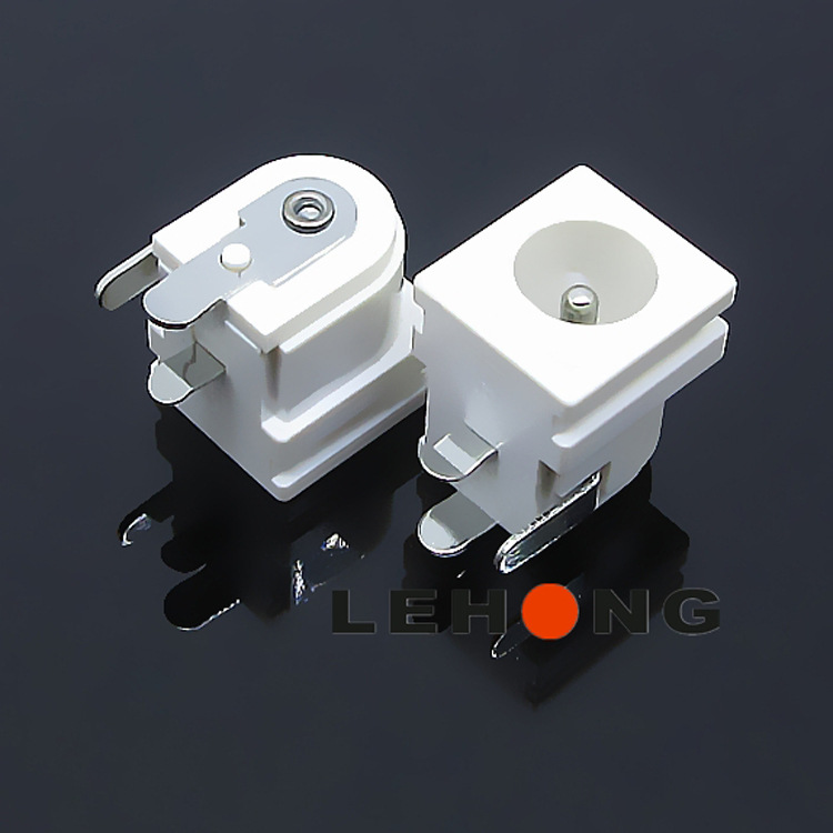 DC-062-30白色耐高温3A电流设计/环保/DC电源插座/直流DC插座