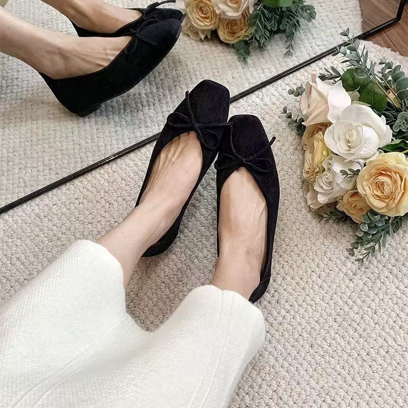 Francia ligera diaria suave ventana plana zapatos de una sola pie de verano 2026 zapatos con una falda mary-zhen
