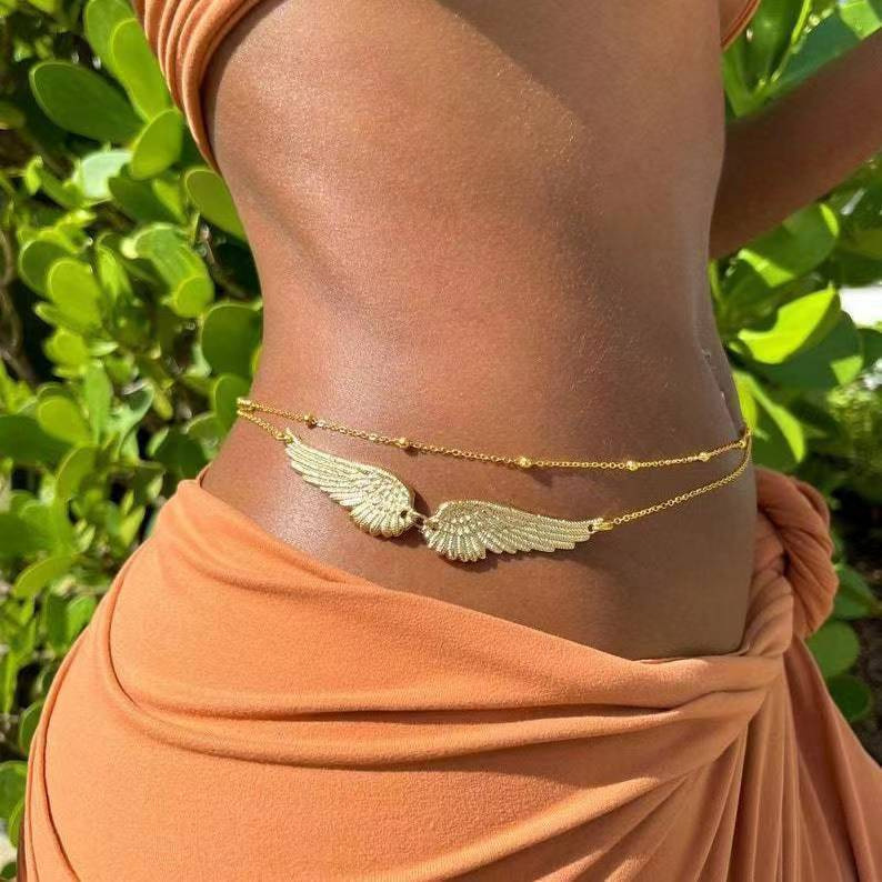 Holiday, Bar Occasion Elegant Glam Angel Wings Alloy Women's Chain Belts