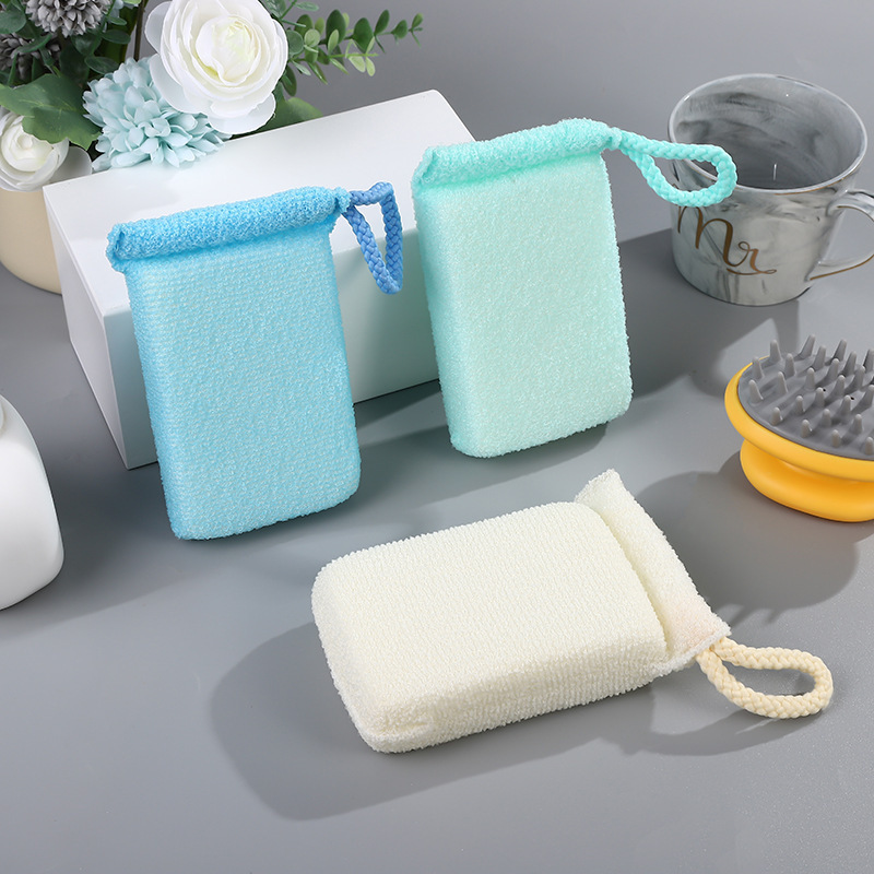 Hand-held bath Wipe series rubbing sponge block rubbing ash washing towel rubbing back rubbing mud foaming skin-friendly rubbing cloth
