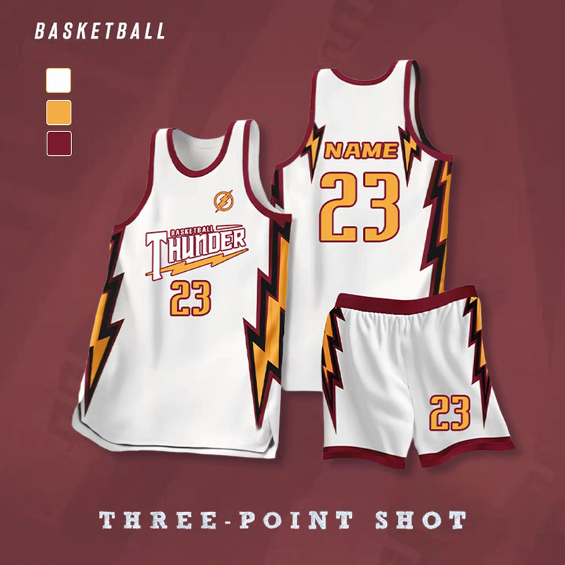 American-style jersey college student summer sports competition basketball uniform set printed quick-dry training vest