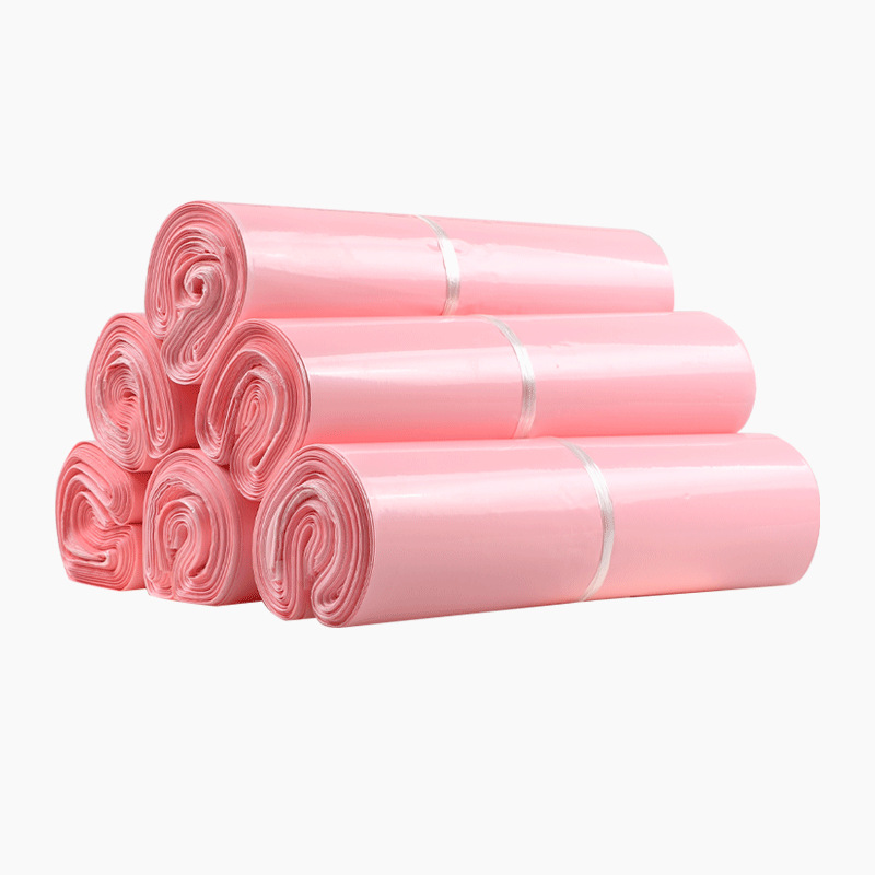 Light Pink Express Bag, Clothing Packaging Bag, Logistics Self-Adhesive Bag, Waterproof Bag, Mass Production, Wholesale, Cross-Border Exclusive Supply
