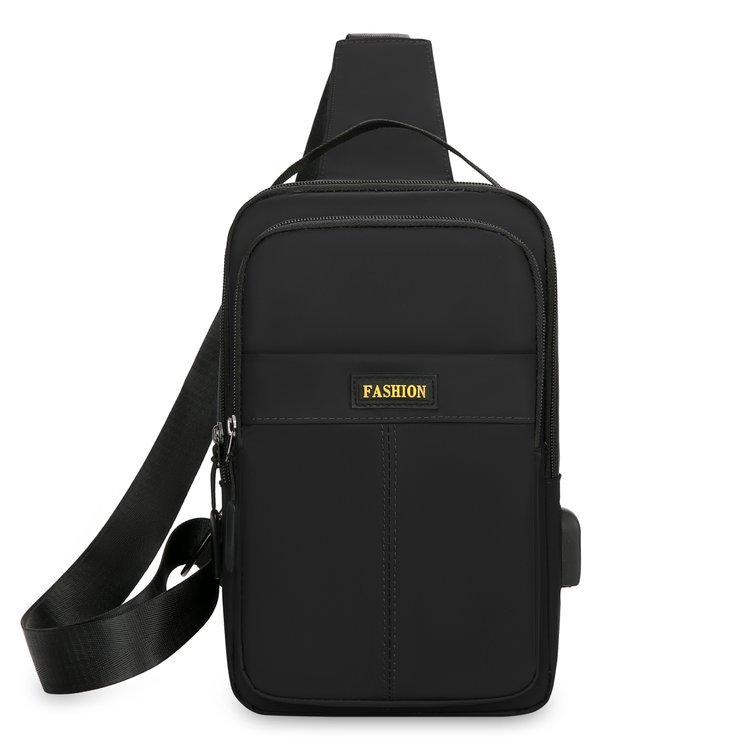 2023 New Casual Shoulder Bag Oxford Cloth Small Backpack Solid Color Men's Bag Casual Crossbody Bag Handheld Business Bag_voghion.com