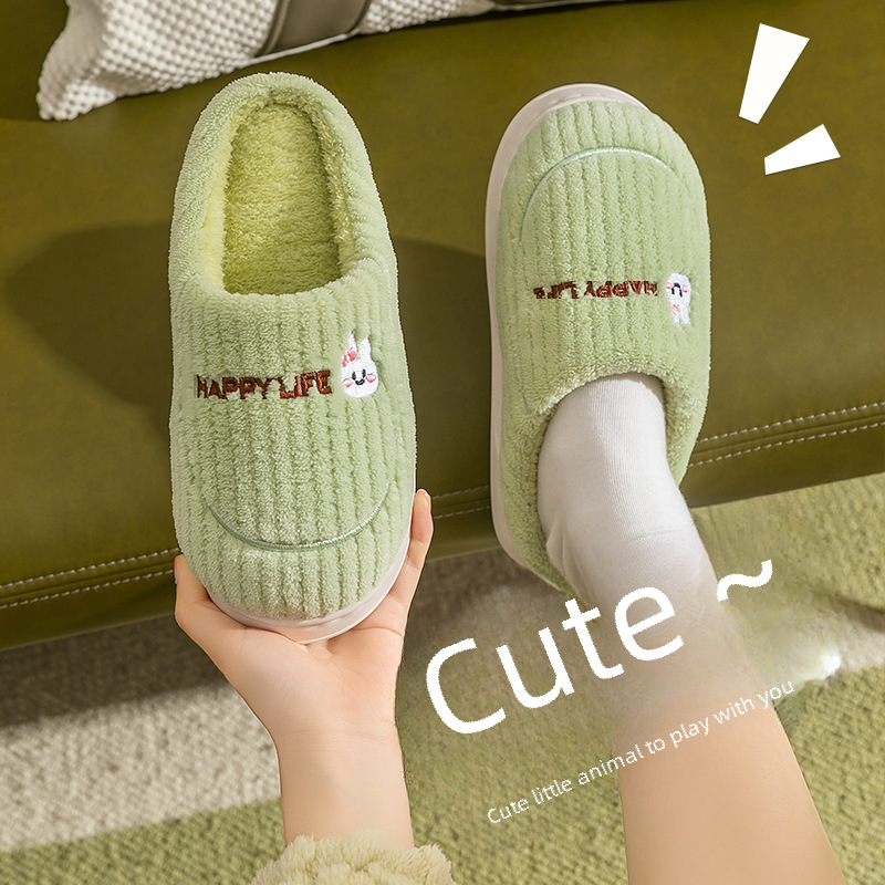 In magazzino pantofole di cotone da donna per la casa autunno e inverno scarpe da casa calde da interno coppia pantofole scarpe da casa invernali da uomo produttore_voghion.com