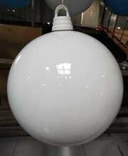 3cm到60cm白色圣诞树装饰球圣诞球吊球镜面球彩球橱窗装饰小挂件