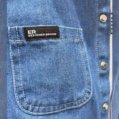 Boys' Denim Jacket Spring and Autumn Casual Tops 2024 New Style Spring Clothing Children's Shirts for Medium and Big Boys