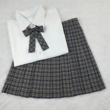 【黑晶玉】成品格日系正统JK制服百褶裙格裙半身裙定位线 4长度