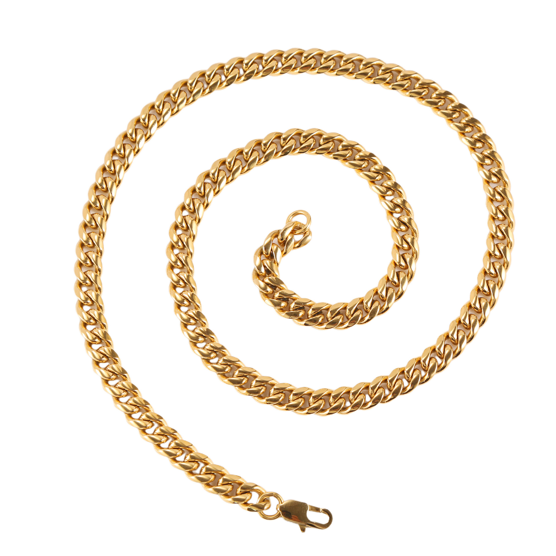 Cuban Chain Necklace For Men With Pendant Symbol Of Confidence_voghion.com