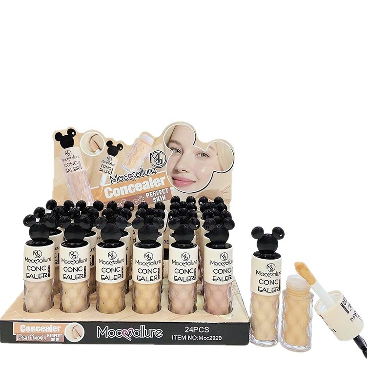 Líquido Multifunción de Doble Cabezal para Rubor y Brillo Labial de 6 Colores, Mate