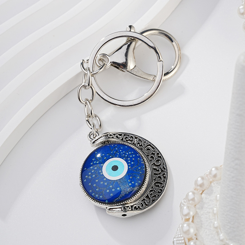 Daily Occasion Cute Devil's Eye Metal Epoxy Unisex Bag Pendant Keychain