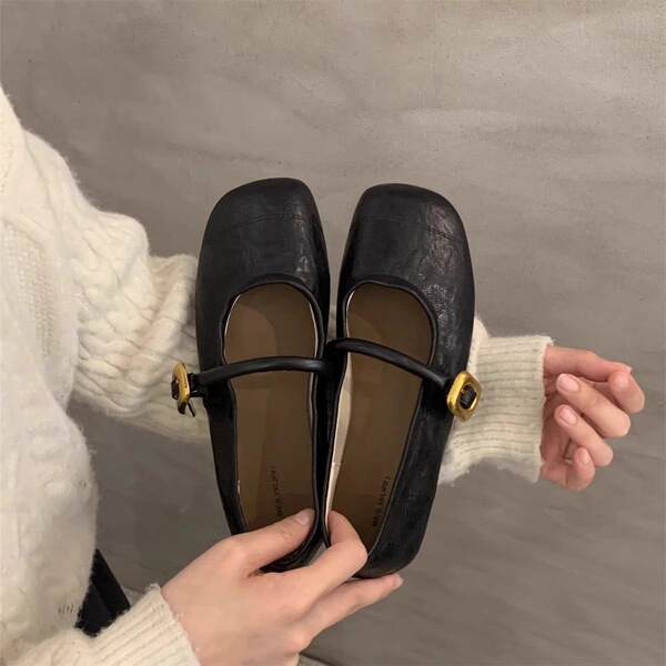 Summer universal Mary Jane shoes low-cut for work and office with a…