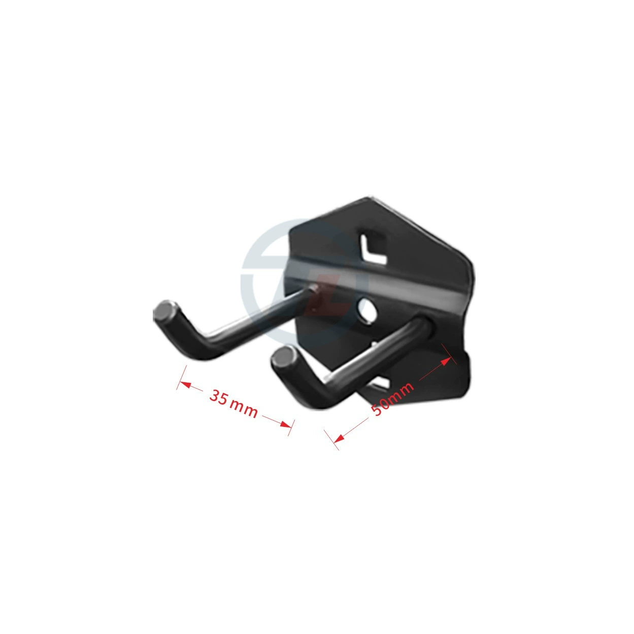 Полка для инструментов Black square hole plate hook tool rack accessories rack hardware square hole plate