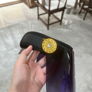 空顶帽遮阳帽塑料圆扣帽扣百搭防护镜片配件辅料厂家