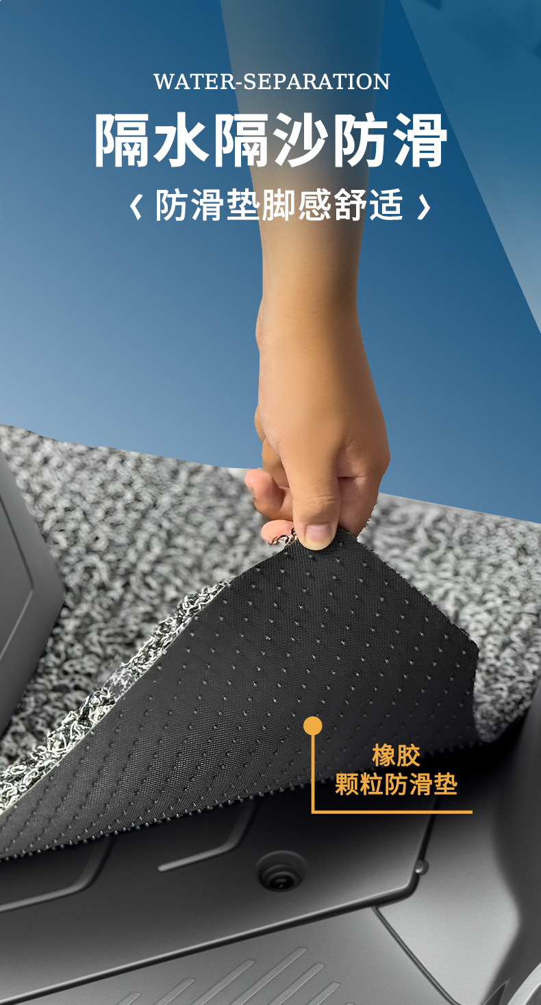 Suitable for Jikel Ae8/Ae8+/Ae8S+ Electric Vehicle Wire Ring Foot Pads Waterproof Anti-Slip Foot Pads