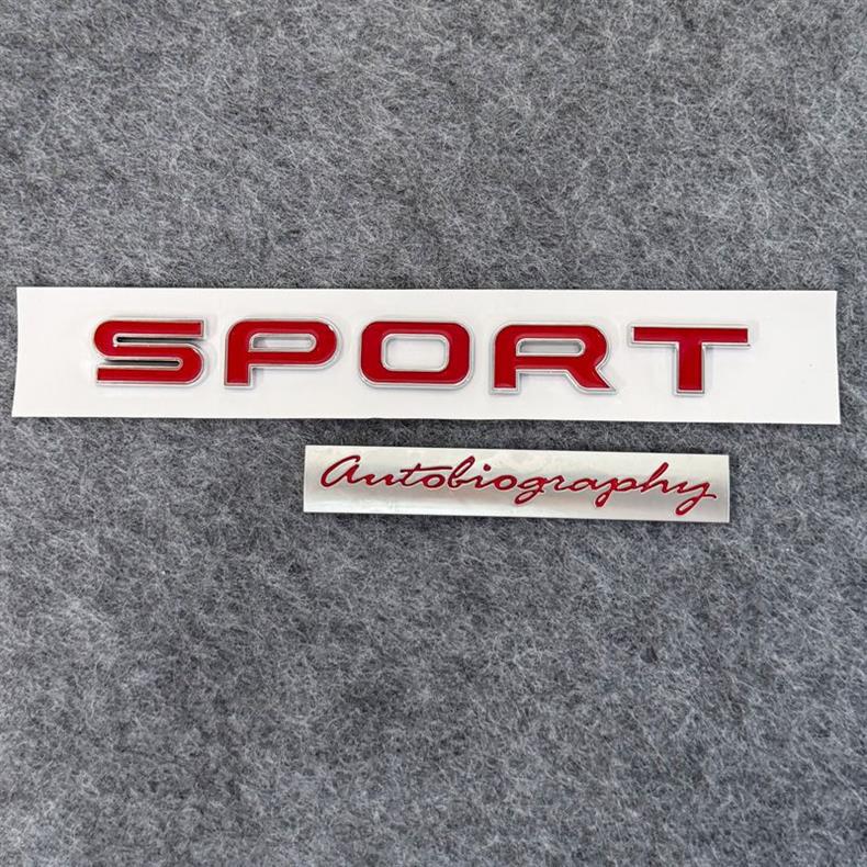 Suitable for Land Rover Sport car emblem, including the lettering, the "Queen's Signature" emblem, the Genesis emblem, the tail emblem, and the HSE and EVOQUE models, for modification purposes