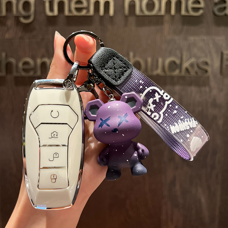 Dedicated 2022 models of BYD Dolphin key case Han Song plus Tang dmi Qin pro yuan e2 female car shell buckle bag mx