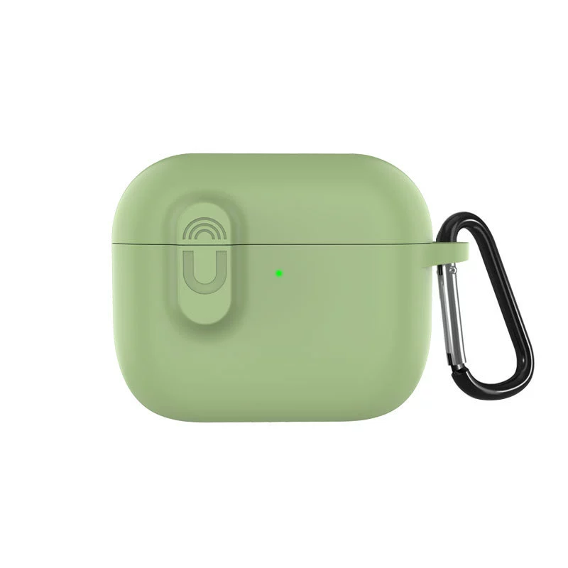 Apple, compatible silicone headphones, magnetic protective case