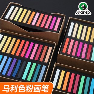 Marley Colorful Chalk 24 Colorfuls 12 Colorfuls Colorful Chalk 48 Colorfuls Painted Colorful Powder Stick Hair Dye Stick Blackboard Powder Brush