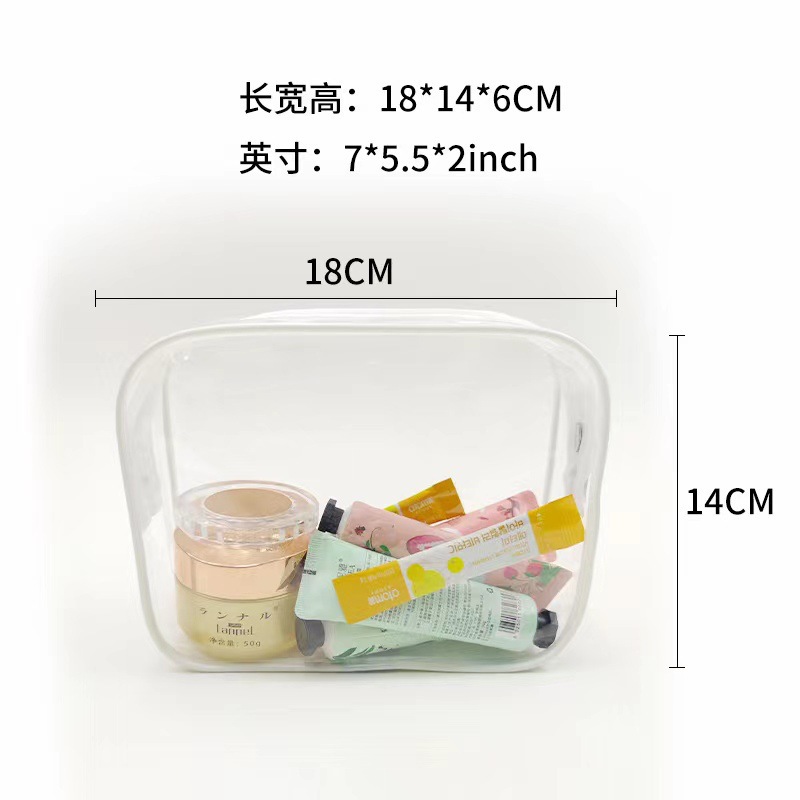 흰색 투명 작은 스타일