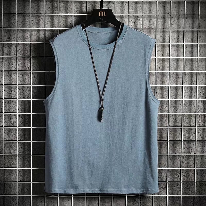 Cross-Border American-Style Heavyweight Sleeveless T-Shirt for Men, Summer 2026 New Trendy Brand Loose Casual Sports Tank Top Cross-Border American-Style Heavyweight Sleeveless T-Shirt for Men, Summer 2026 New Trendy Brand Loose Casual Sports Tank Top