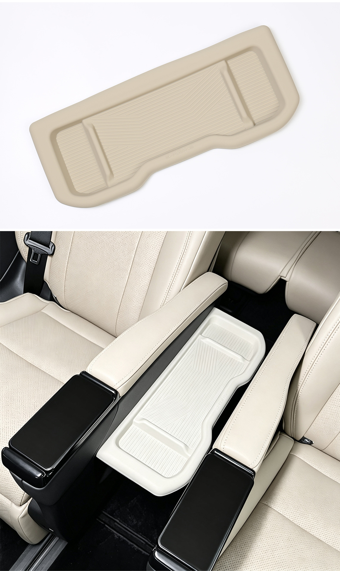 Original factory 23 to 26 model Alphard 40 series middle row small table mat silicone pad Vellfire second row dining table mat