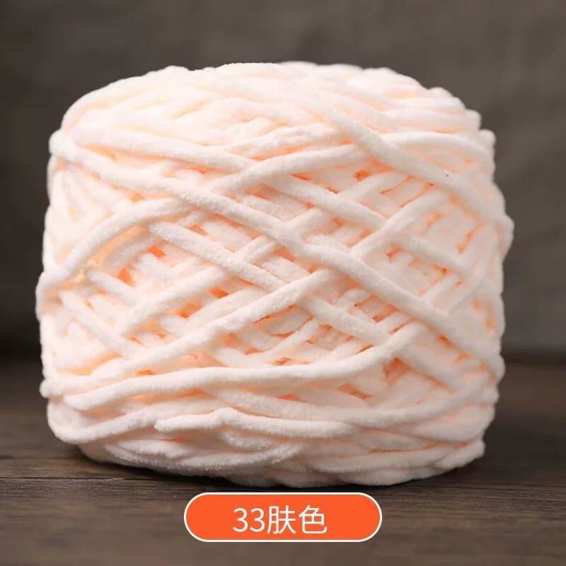 Шар пряжи шерстяной (ice yarn) — 15 м, толстая нитка, множество цветов для шарфов шапок тапочек