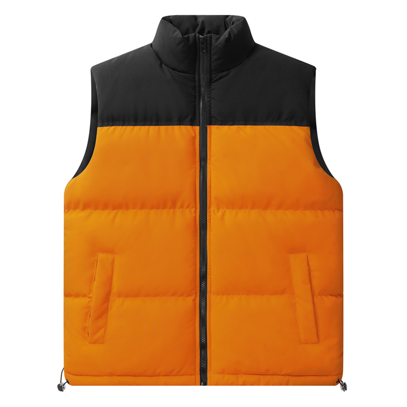 Produttori di abbigliamento maschile taglie forti uomo e donna stesso stile cotone gilet in cotone moda per giovani e di mezza età tempo libero consegna garantita_voghion.com