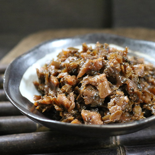 Bridgehead Rice Main Character Small Salted Vegetables Ready-to-Eat Flavorful Side Dish Chongqing Pickled Vegetables Sprout Vegetable Sichuan Salted Vegetables 60g Wholesale