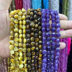 新しい 8 ミリメートル天然石ダブルタートルラウンドビーズ DIY ブレスレットネックレスジュエリーアクセサリー半完成ビーズ卸売