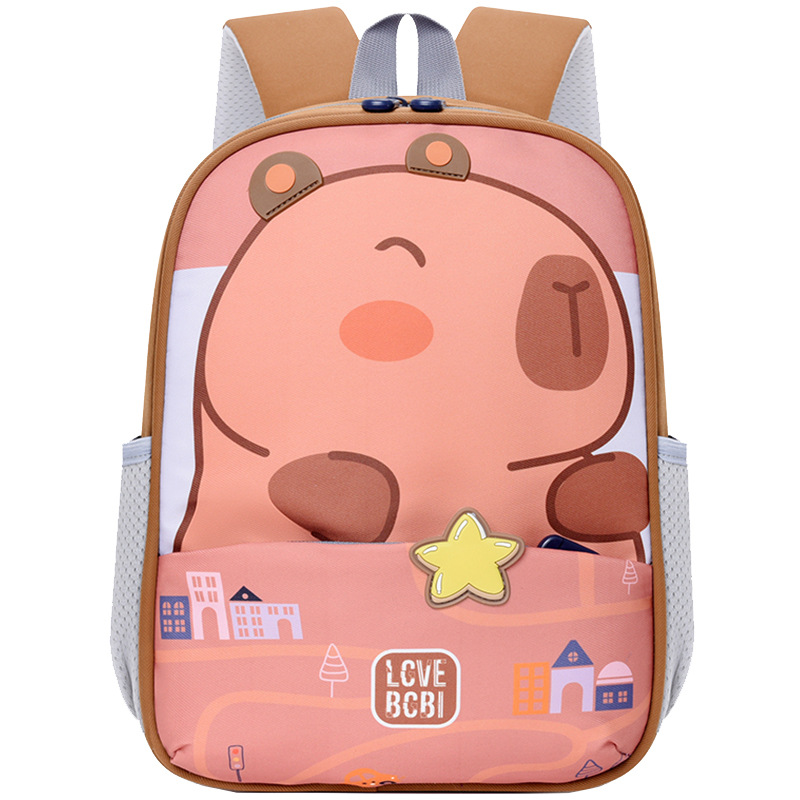 Mochila de jardín de infantes Cutie Little Bunny Mochila de niñas Capibala Mochila de dibujos animados para niños preescolares