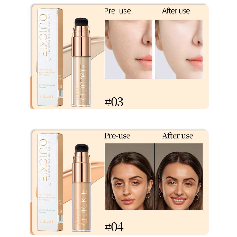 carina QIBESTCC Stick Moisturizing&Oil Control concealer Long lasting Makeup Free Light Skin friendly Moisturizing BB Cream_voghion.com