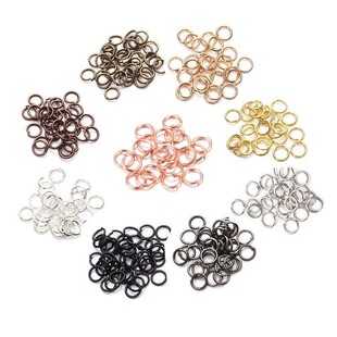DIY Jewelry Accessories Iron Open Ring O-Ring Flat Ring Bracelet Necklace Connecting Ring Wholesale Jewelry Clasps Wholesale