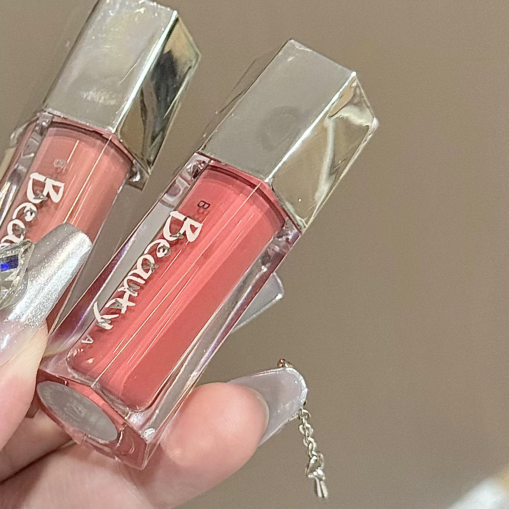 Блеск для губ glass balm, зеркальный эффект, увлажняющий 2,5 г — 6 оттенков (глянцевое покрытие)