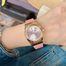 米莉莎女士时尚感百搭皮带大盘手表中性女款轻奢小众2025新款