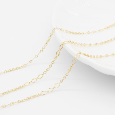 DIY Accessories 14k manual chain O word chain Simplicity fashion Jewelry Chain Bracelet