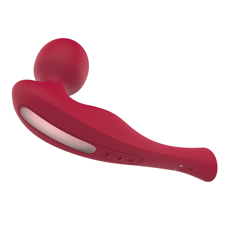 Transfronterizo AV stick vibrador de mano palo de masaje hombres y mujeres de doble propósito fuerte choque suministros para adultos
