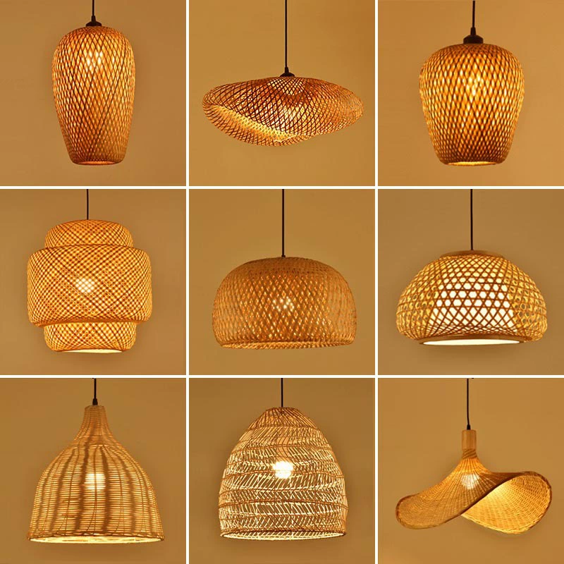 Lights, coffee ceiling lamp for living room, retro pumpkin lantern for hotel, style